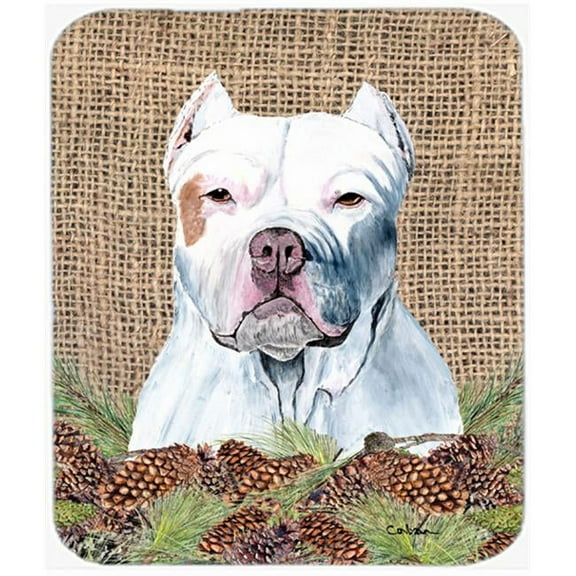 9.5 x 8 in. Pit Bull Mouse Pad, Hot Pad or Trivet