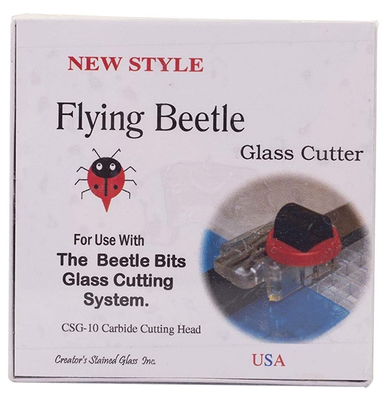 Flying Push Button Glass Cutter for Use with The Bits Glass Cutting System