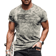 thumbnail image 1 of 2024 Été Chemises de Musculation pour Hommes Manches Courtes Col Rond T-Shirts Impression Logo 3D Ample Respirant Mode Simple Hauts, 1 of 5