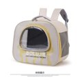 thumbnail image 4 of Astronaut Pet Carrier Backpack - Transparent Window Ventilated Travel Case for Small Animals, Lightweight Portable Puppy Cat Rabbit Hamster Carrier, Durable PC EVA Material for Camping Hiking, 4 of 5
