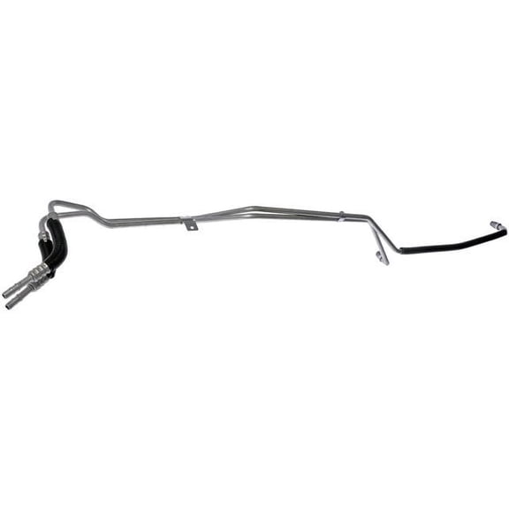 Inlet and Outlet Auto Trans Oil Cooler Hose Assembly - Compatible with 2006 - 2007 Ford F-250 Super Duty 6.0L V8 Diesel