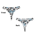 thumbnail image 3 of Kdxio String de Soccer Sans Couture pour Femmes - String Taille Basse Invisible Extensible Culottes Respirantes pour Femmes-Moyen, 3 of 6