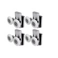 thumbnail image 1 of Rodillos para puertas de ducha de vidrio BRILLAR 23 mm superiores/inferiores, 1 of 5
