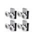 thumbnail image 1 of Rodillos para puertas de ducha de vidrio BRILLAR 23 mm superiores/inferiores, 1 of 5
