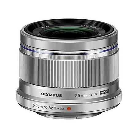 UPC: 0050332187092 | Olympus M.Zuiko Digital 25mm F1.8 Lens  for Micro Four Thirds Cameras (Silver)