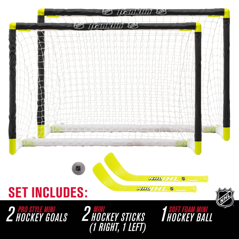 Franklin Sports Knee Hockey Goal Set - Mini Hockey Goals - Kids