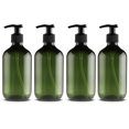 thumbnail image 1 of Set of 4, 500ml Refillable Pump Bottles for Shampoos, Lotions, Emulsions  PP Material, Non Slip Thread, Heat  PET Body, 1 of 8
