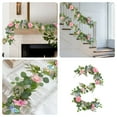 thumbnail image 5 of LEHOZIHEQ Faux Garland, Artificial Leaves Hanging Vines Table Greenery Garland, for Wedding Arch Farmhouse Mantle Table Runner Centerpiece Home Party Christmas, 5 of 7