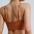 thumbnail image 6 of Comfortable Plus Size Wireless Bra Thin Camisole Adjustable Straps Big Chest Gathering Underwear for Everyday Fashion #Orange,L, 6 of 6
