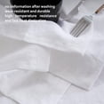 thumbnail image 6 of Linen Tablecloth 100% Pure Linen Table Cloth for Rectangle Tables Machine Washable Dining Fall Tablecloth with 4PCS Free 20"x 20" Linen Napkins (White, 60" x 84"), 6 of 6