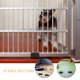 thumbnail image 3 of PTOOTP 10Ud Base Triangular De Soporte Para Puerta De Mascotas Con Resistente Negro, 3 of 8