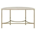 thumbnail image 3 of Bowery Hill Modern / Contemporary Metal Sofa Table in Gold Champagne, 3 of 7