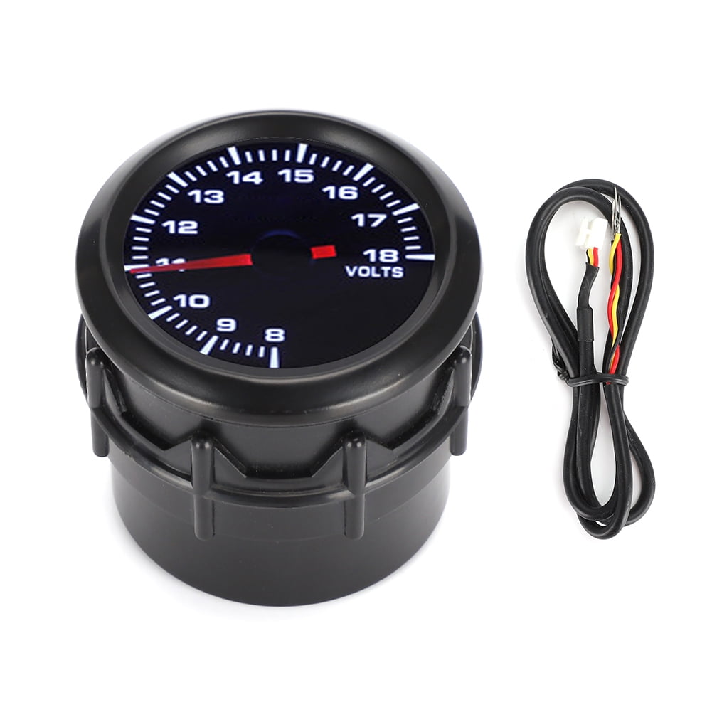 52mm / 2in Single Color LED Voltmeter Dashboard Meter Car Modification