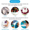 thumbnail image 4 of 2 piezas de raspador de masa de cuenco flexible, espátula multiusos, raspador curvo para repostería, raspador de cuenco de borde plano, cortador para glaseado de pasteles, pan, fondant, 4 of 7