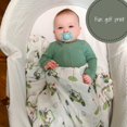 thumbnail image 3 of Manta para pañales LollyBanks Baby, 100% algodón, con estampado de muselina de golf, 3 of 7