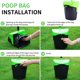 thumbnail image 5 of Cubo de basura giratorio y rastrillo Pooper Scooper, tamaño grande, con 160 bolsas, 5 of 9
