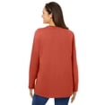 thumbnail image 2 of Woman Within Plus Size Perfect Long-Sleeve Crewneck Tee, 2 of 6