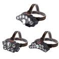 thumbnail image 2 of maskred Rechargeable Headlamp Portable Headlight Waterproof ABS Multipurpose Lantern Lighting Equipment Night Fishing Running Riding 9LED, 2 of 8