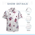 thumbnail image 7 of High Quality Hawaiian Shirts for Men Short Sleeve Aloha Beach Shirt Floral Summer Casual Button Down Shirts Blouses 3BA5OI, 7 of 7