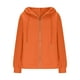 thumbnail image 3 of Ailaofu Women's Zip Up CardiganHoodies Long Sleeve Jacket Outfits Crewneck Casual Coat, 3 of 5