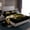 Gold Black, variant on Homewish Gamer Gaming Twin Sheet Sets,Geometric Hockeycomb Hexagon Twin Fitted Sheet,Cartoon Gamepad Flat Sheet For Kid Boy,Lightweight Room Decorative,3 Pieces