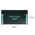 thumbnail image 3 of 0.3W 5V 60mA Panel solar Panel de celda policristalina para batería de 3.6V (2 piezas), 3 of 4