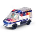 thumbnail image 1 of POINTERTECK Transparent Gear Toy Car Electric Light Music Ambulance Police Car For Kid Toys, 1 of 6