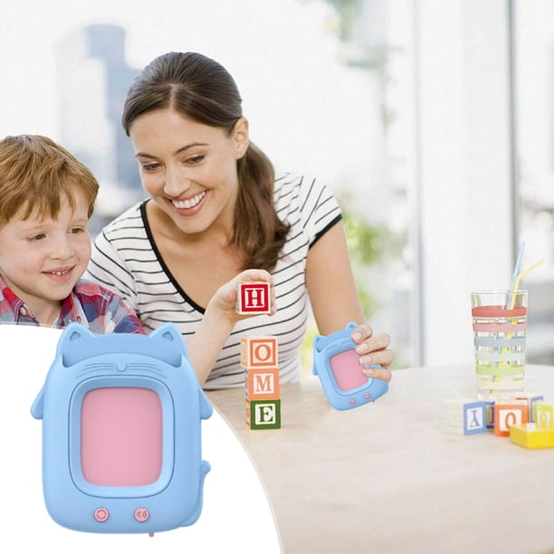 Fiudx Máquina de Educación Temprana, Dispositivo Interactivo para La Iluminación Del Inglés, Atractivo Sistema de Tarjetas para El Aprendizaje de Idiomas, Recurso Educativo Versátil para Niños de 0 a