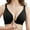 Black, variant on Bras for Women Bra 1 Lightweight Breathable Front-Open Maternity Nursing Bra with Gathered Cups for Comfortable Friendly Wear Blue XL