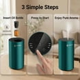 thumbnail image 6 of GentleJet LiteMist Waterless Essential Oil Diffuser, Aluminum Cold Air Nebulizing Aroma Diffuser, USB-C Rechargeable Portable Scent Diffuser for Home Car Office, 0.7 oz Capacity, Quiet <35dB, 6 of 8