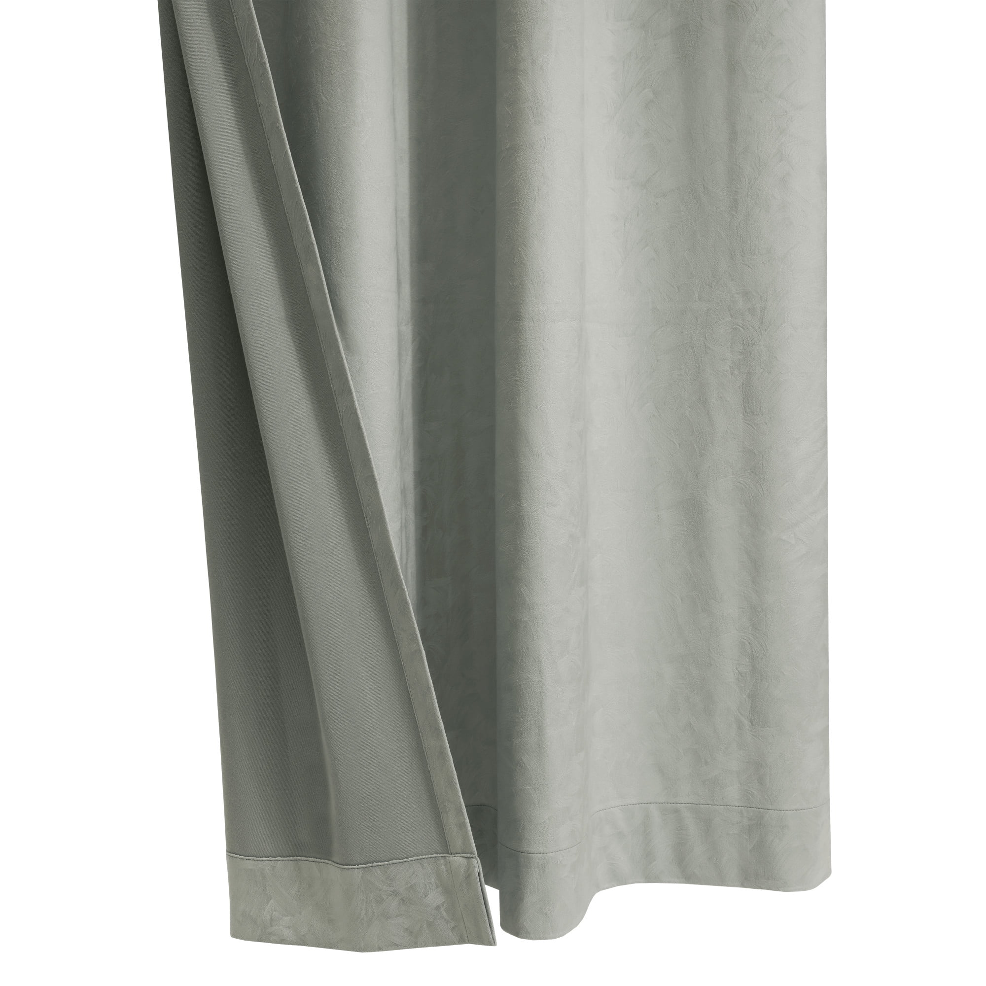 Loft Living Bonsai Room Darkening Grommet Indoor Curtain 52 x 95 in Grey