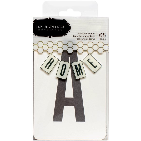 DIY Home Banner Kit-3"X5" Alphabet Cards & 3 Yards Of Twine
