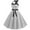 White, variant on IROINNID Women's Sleeveless A-Line Dress V-Neck Flare Vintage Dress Halter Bow-knot Prom Swing Polka Dot Party Dress Regular Print Dress