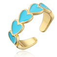 thumbnail image 1 of Open Ring Heart Adjustable - Trendy Cute Midi Ring Jewelry Finger Ring, 1 of 3