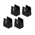 thumbnail image 2 of Paquete de 4 elevadores de muebles Zulema elevadores de piernas 5 cm Negro, 2 of 8