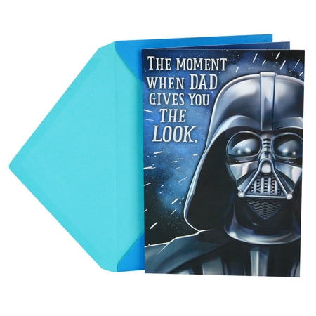 Hallmark Funny Star Wars Father's Day Card for Dad (Darth Vader, The Look)