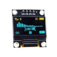 thumbnail image 1 of Inteprter Módulo de pantalla OLED blanco serie IIC de 0,96 pulgadas 128X64 I2C 12864 tablero de pantalla LCD GND VCC SCL SDA 0,96 para Electrónica miscelánea azul amarillo, 1 of 6