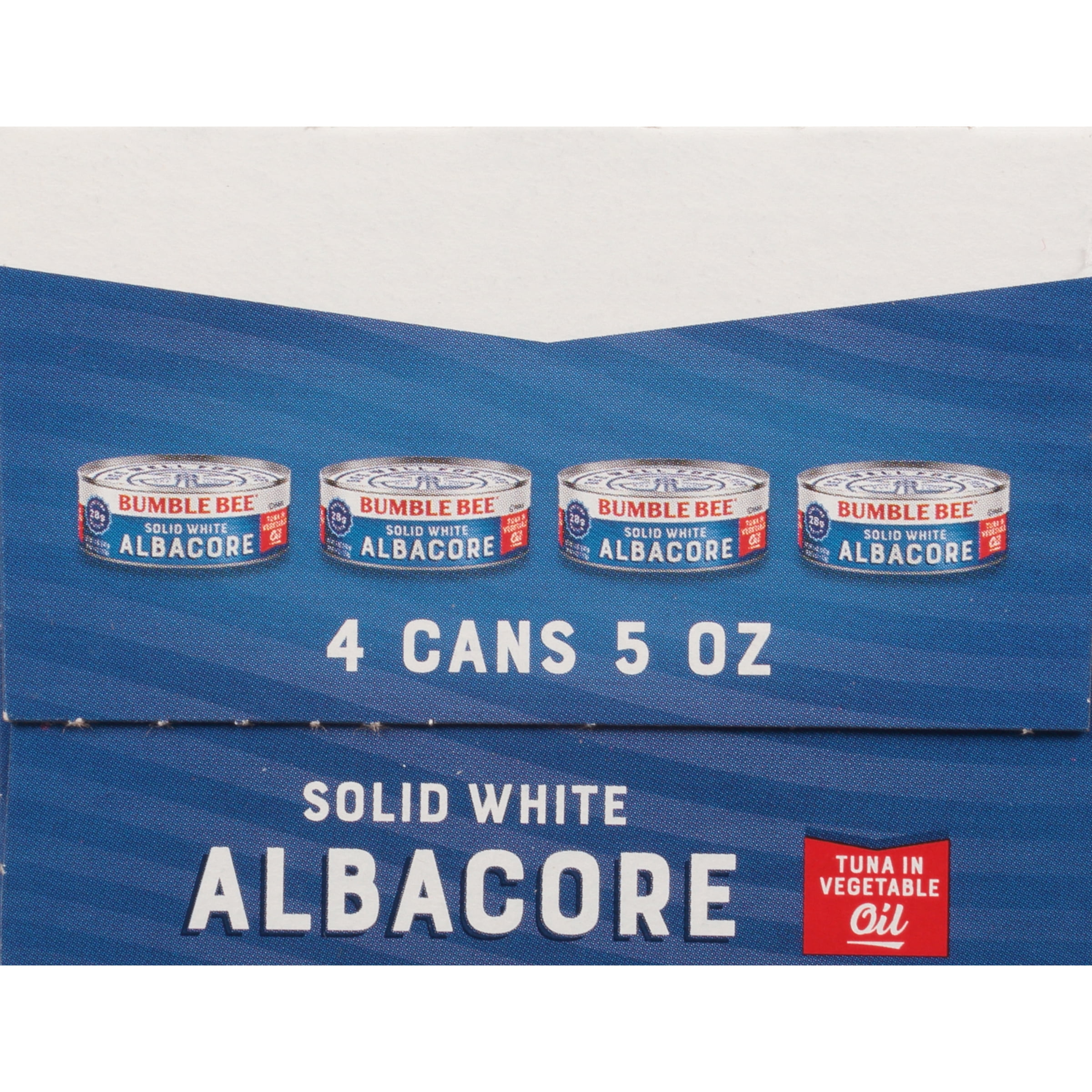 Bumble Bee Solid White Albacore Can Tuna in Oil, 5 Ounce (Pack of 4)