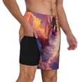thumbnail image 2 of Honeii Sunset Cloud Corgi Print Men's Swim Shorts,Mens Swim Trunks,Breathable Mesh Beach Shorts for Swimming,Surfing, and Beach Activities-XX-Large, 2 of 6