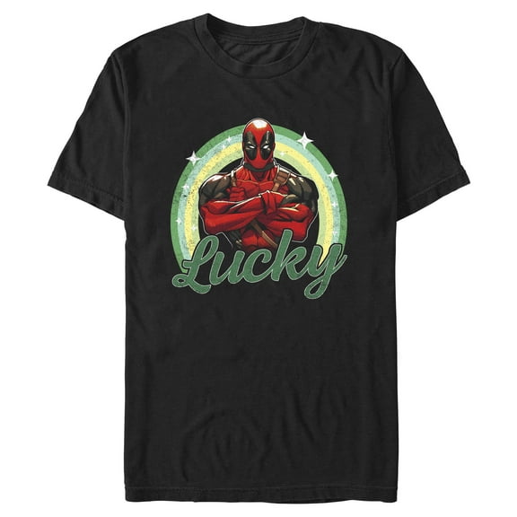 Men's Marvel: Deadpool Lucky Pose Graphic T-Shirt