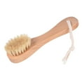 thumbnail image 2 of Natural Bristles Wooden Face Cleaning Brush Pack of 2, 2 of 6