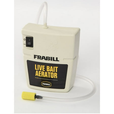 Frabill Fishing Quiet Portable Live Bait Aeration (Best Portable Live Bait Well)