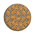 thumbnail image 3 of Spare Tire Cover, halloween pumpkins plaid Wheel Cover Tire Covers for Trailers Car Truck Camper Universal Tire Covering Fits Diameter 17 inch, 3 of 7