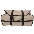 thumbnail image 4 of YM-Bolsa portadora de leña de tela Oxford, bolso de transporte para almacenamiento de carbón y madera de gran capacidad, color caqui, 4 of 10
