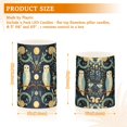 thumbnail image 6 of Yayeee Flameless Candles with Remote Flickering Battery Operated Multi Color Changing, Mystical Owls Pattern, 6 of 7