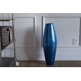 thumbnail image 5 of Green Floral Crafts 27-inch Natural Bamboo Cylinder Floor Vase Wooden for Dried Flowers Branches Perfect Spa Office Dining Living Room Entry Way Home Decoration, Lacquer Blue, 5 of 6
