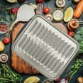 thumbnail image 4 of Range Kleen BP100 Heavy Duty Chrome Grill Pan & Black Porcelain Base Full Sized Broiler Pan, 4 of 6