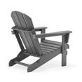 thumbnail image 5 of PORCHSIDE Outdoor Folding Adirondack Chair (Set of 2), Gray, 5 of 9