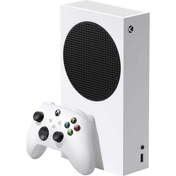 Restored Microsoft Xbox Series S 512GB SSD All Digital, Disc-Free Gaming Console, White (Refurbished)