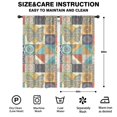 thumbnail image 2 of Blackout Kids Curtains,Boho Bohemia Flower Childrens Insulated Curtains Set Of 2,Bedroom Essentials,Toddler Room Decor 42"x84"(106x213cm), 2 of 4